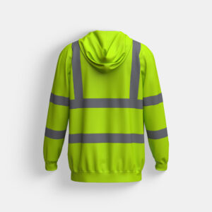 Men High Visibility Hooded Jacket - Image 3