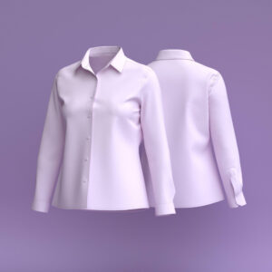 Women’s Casual Lustrous Cotton Check Shirt