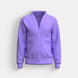 Long-Sleeve Button-Up Cardigan BC10001 - Image 2