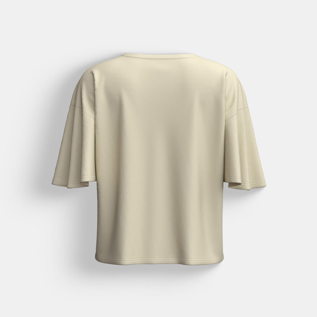 Women's  Drop Shoulder Tee Product 05 - Image 3