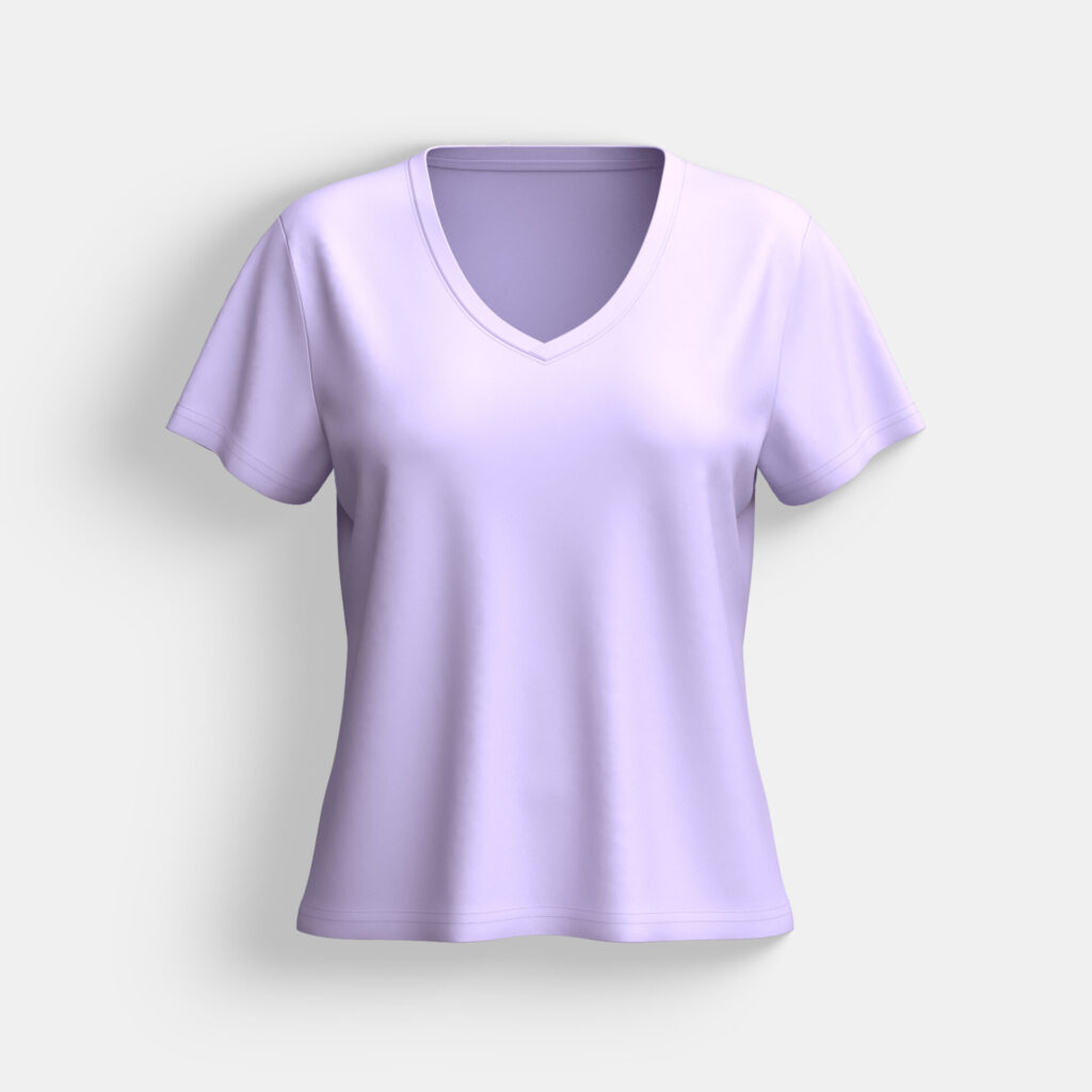 Women’s Striped Soft Cotton Tee - Image 2