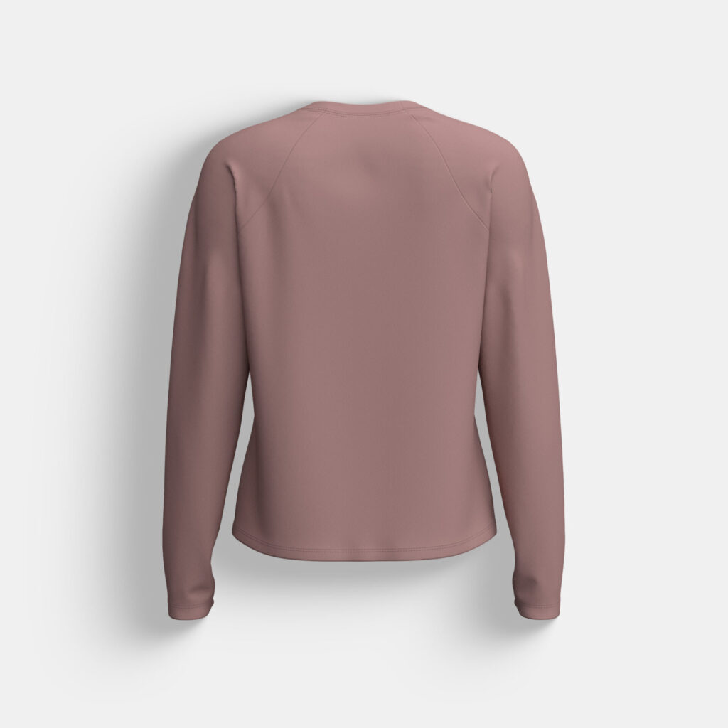 Printed Long Sleeve Women Tee - Image 3