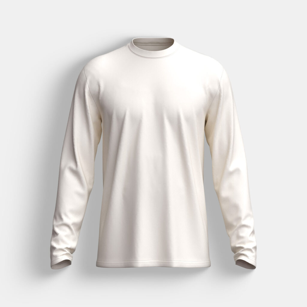 Basic Long Sleeve Tee For Men - Image 2