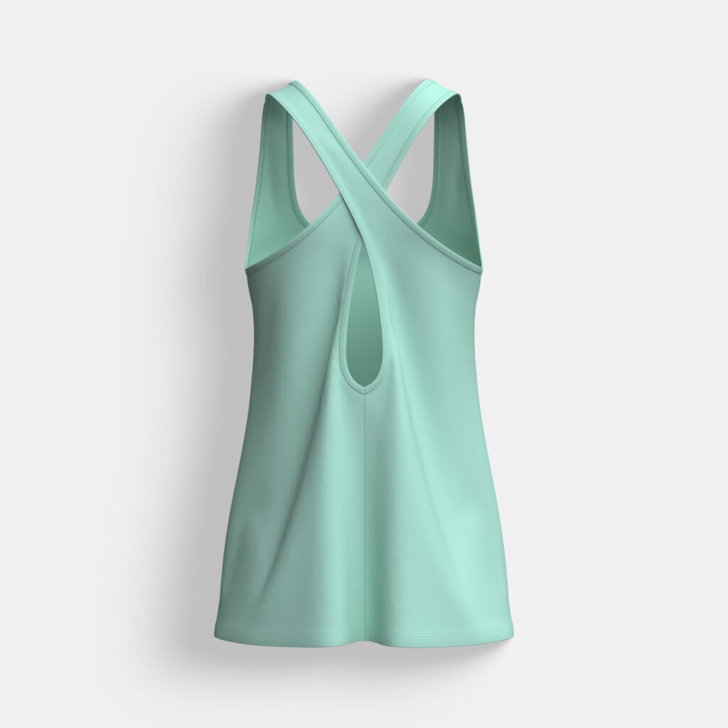 Cross Straps Back Training Tank Top - Image 3