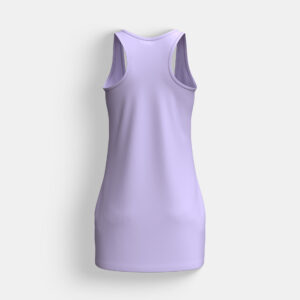 Chest Printed Long Tail Women's Tank Top - Image 3