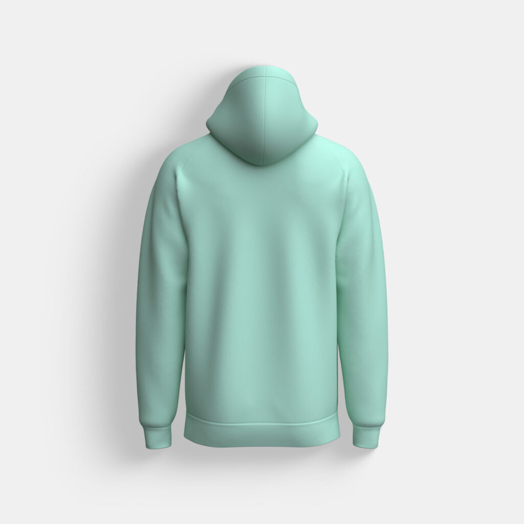 Mint Green hoodie BC10016 - Image 3