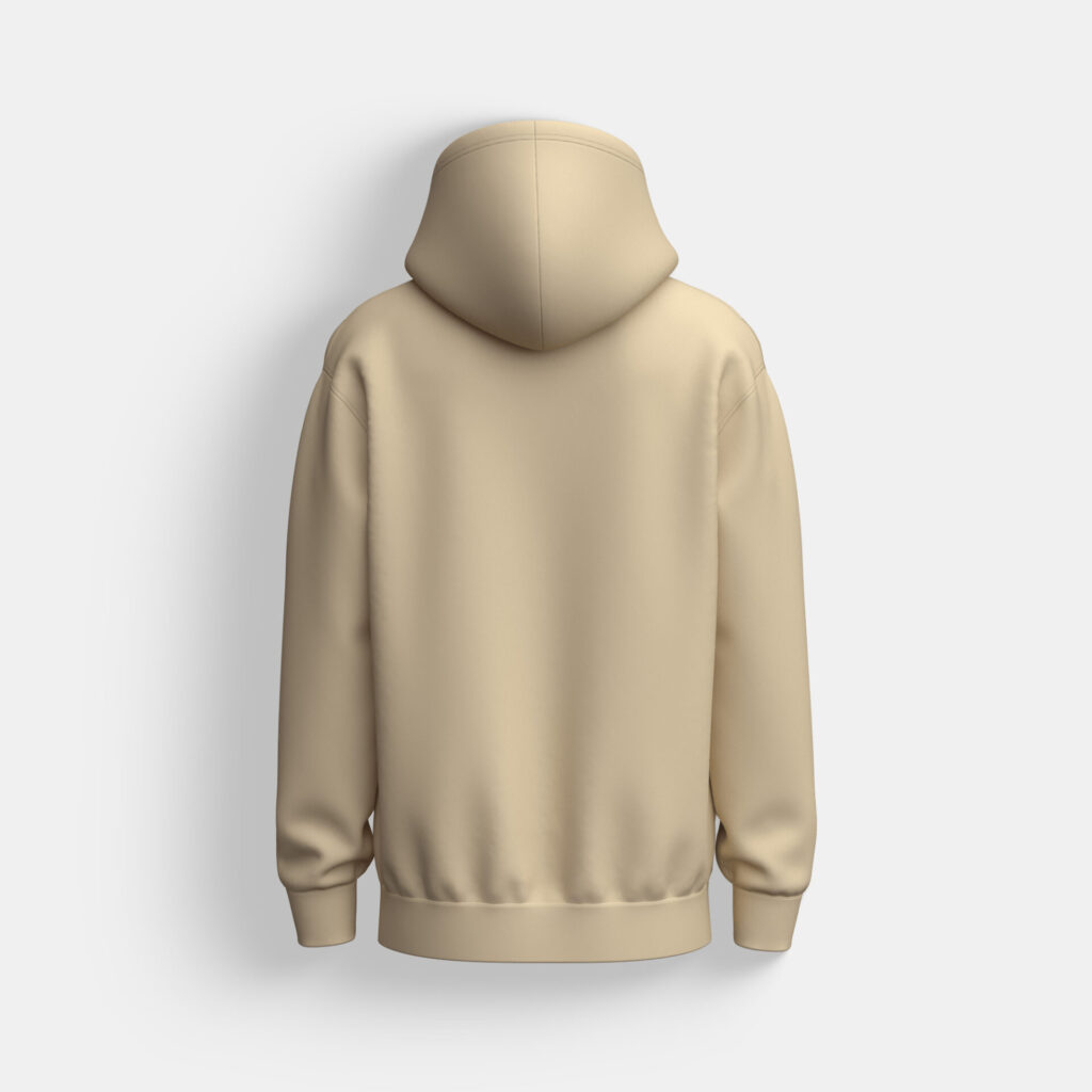 Classic Beige Hoodie - Image 3