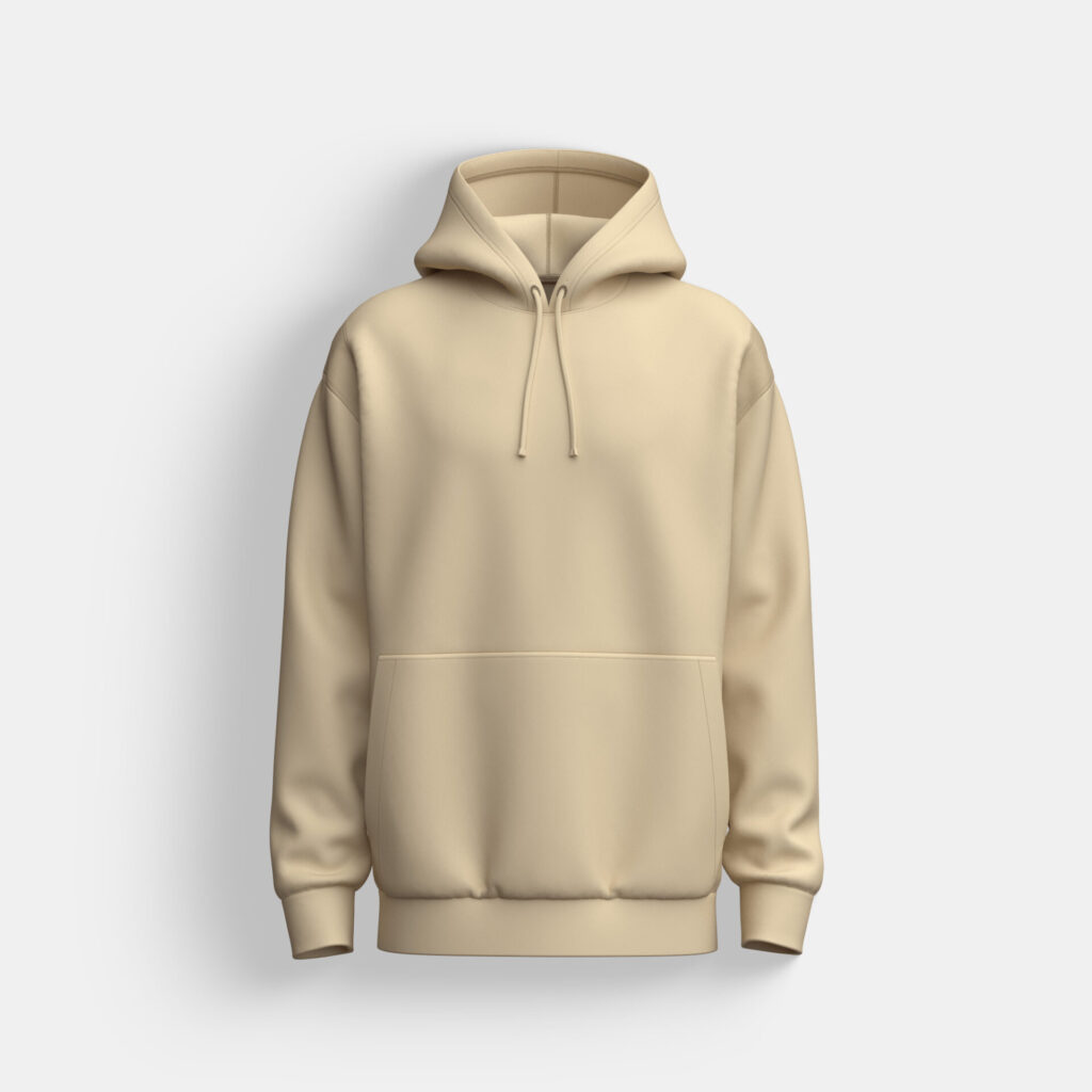 Classic Beige Hoodie - Image 2