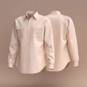 Double Pocket Men’s Cotton Shirt