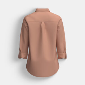 Women’s Cotton Check Shirt - Image 3