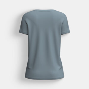 Graphic Print V-neck T-shirt - Image 3