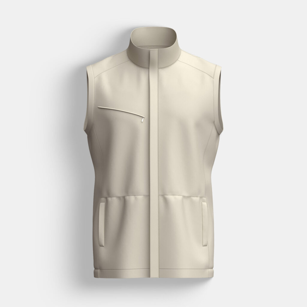 Full Zip Sleeveless Jacket - Image 2