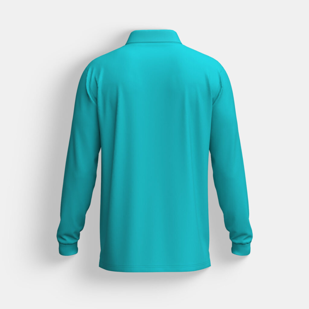 Full Sleeved Men’s Polo Shirt - Image 3