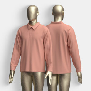 Full Sleeves Stripes Printed Polo