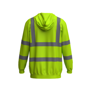 Men High Visibility Hooded Jacket - Image 2